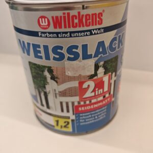 Wilckens Weisslack 2in1 Weißer Allzwecklack für innen & außen