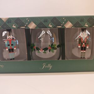 Whiskygläser Set 'Jolly'  Weihnachtliche Gläser mit Nussknacker-Motiven