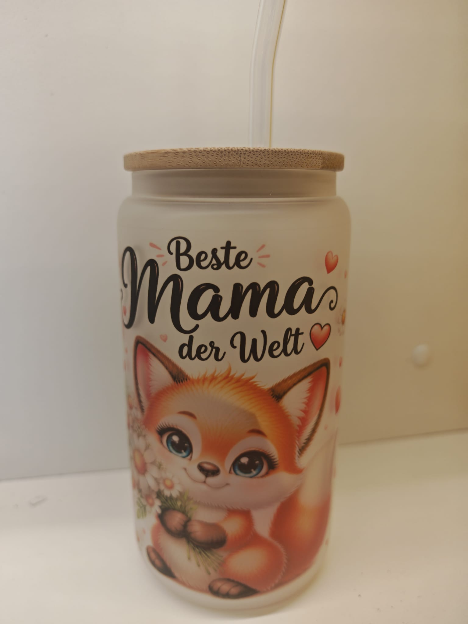 Trinkglas 'Beste Mama der Welt'